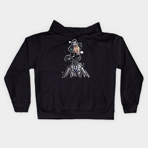 The Inspecta Kids Hoodie by Beanzomatic